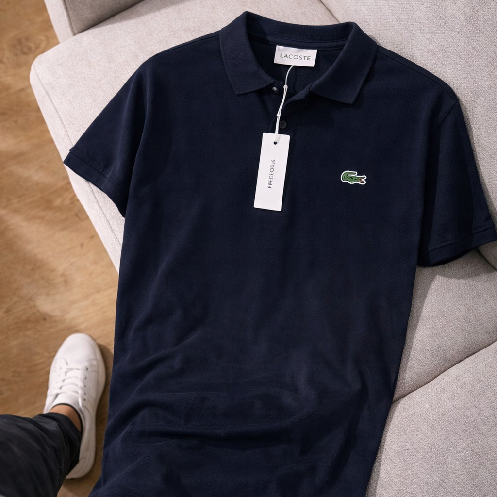 Lacoste Yakalı Lacivert Premium Polo T-Shirt
