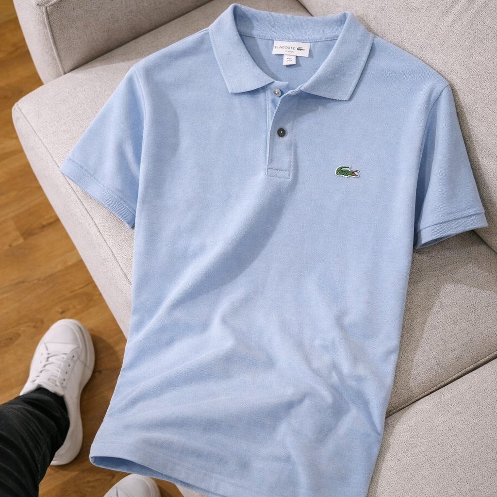Lacoste Açık Mavi Polo Yaka Tişört